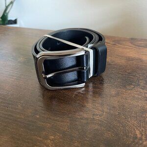 Women’s Black Leather Belt XIOS Size Small 28–30 Genuine Leather Classic Buckle